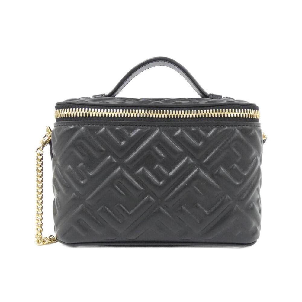 Fendi Vanity bag FF motif nappa leather Black